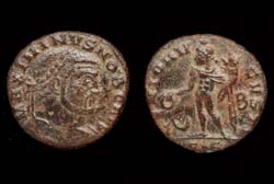 Maximinus II Daia, Follis, Genius reverse
